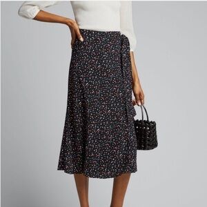 Diane von Furstenberg colorful polka dot midi skirt